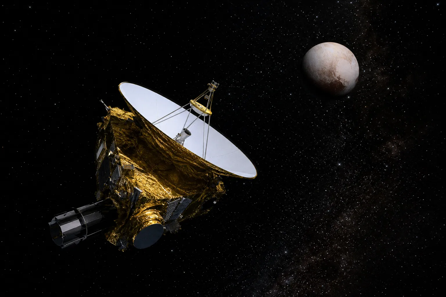 Зонд New Horizons вышел из спячки после 321 дня полета